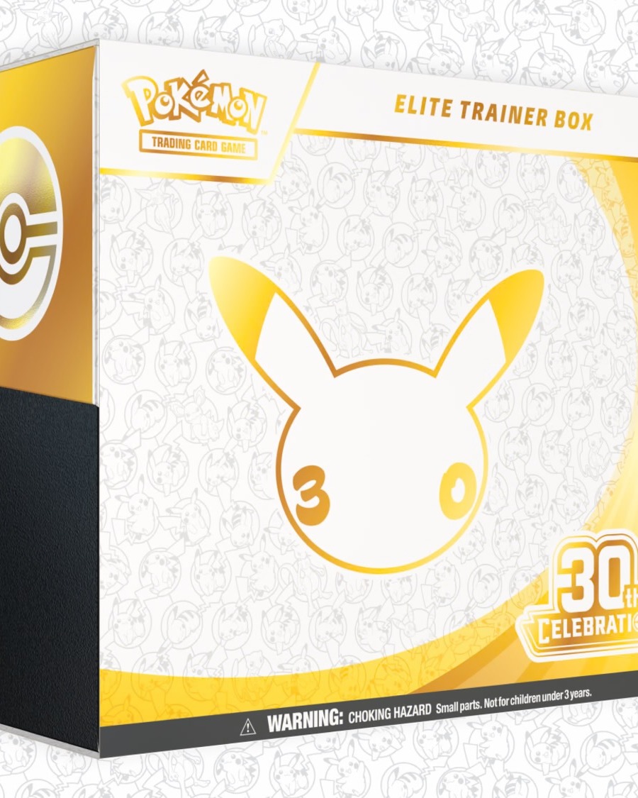 Pokémon Elite Trainer Box celebrating 30 years of Pokémon